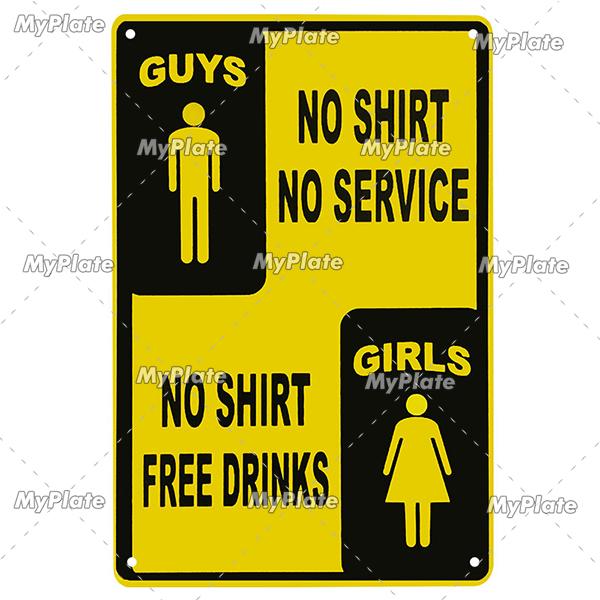 [MyPlate] Bathroom Rules Vintage Metal Sign Plaque Toilets Tin Sign Wall Decor For Pub Club Man Cave Bar Decoration Tin Plates