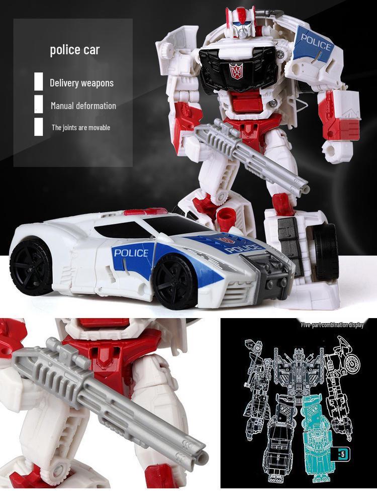 Детский игрушечный робот-трансформер «Звезда»: Фигурка Модель Реактивного Комбайна Бога Войны-Хранителя