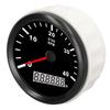 85mm 0‑4000RPM Engine Tachometer with 0.0‑99999.9H Hourmeter IP67 Waterproof Anti Fog Red Backlit for Car Truck Ship