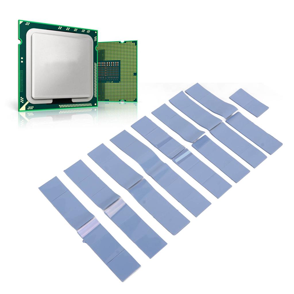 Heat Thermal Pad, Silicone Insulated Shockproof Cooling Pad with High Temperature Resistance for CPU GPU Graphics Card Electronics