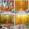 Autumn Forest Fallen Leaves Scenery Fashionable Home Decoration Tapestry Living Room Bedroom Tapestry