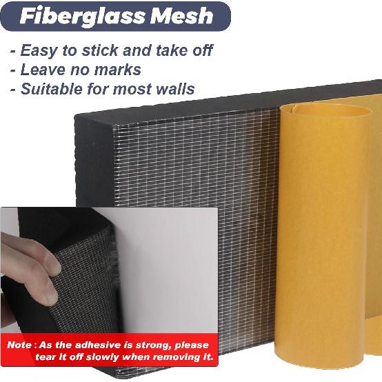 Garage Wall Protector Car Door Protectors Garage Guards Bumpers EVA Foam Thick Water Resistance Self Adhesive Garage Wall Pad For Car Doors