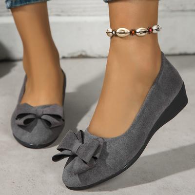 Мода Женская Ретро Обувь Женская с Мелким Вырезом 2025 Весна Новая Обувь-Лоферы с Бантом Модная Женская Повседневная Обувь Универсальные Женские Лоферы Zapatos