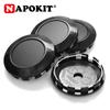 4pcs/lot Solid Durable ABS Black 77mm Car Wheel Center Cap Rim Hub Caps Cover For Wedssport 17 18 Inch Wheels