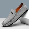 Модная Легкая Дышащая Обувь Платья Повседневные Кожаные Мужские Лоферы Мужская Обувь для Ходьбы Мягкая Подошва Слипоны Деловая Обувь Мокасины