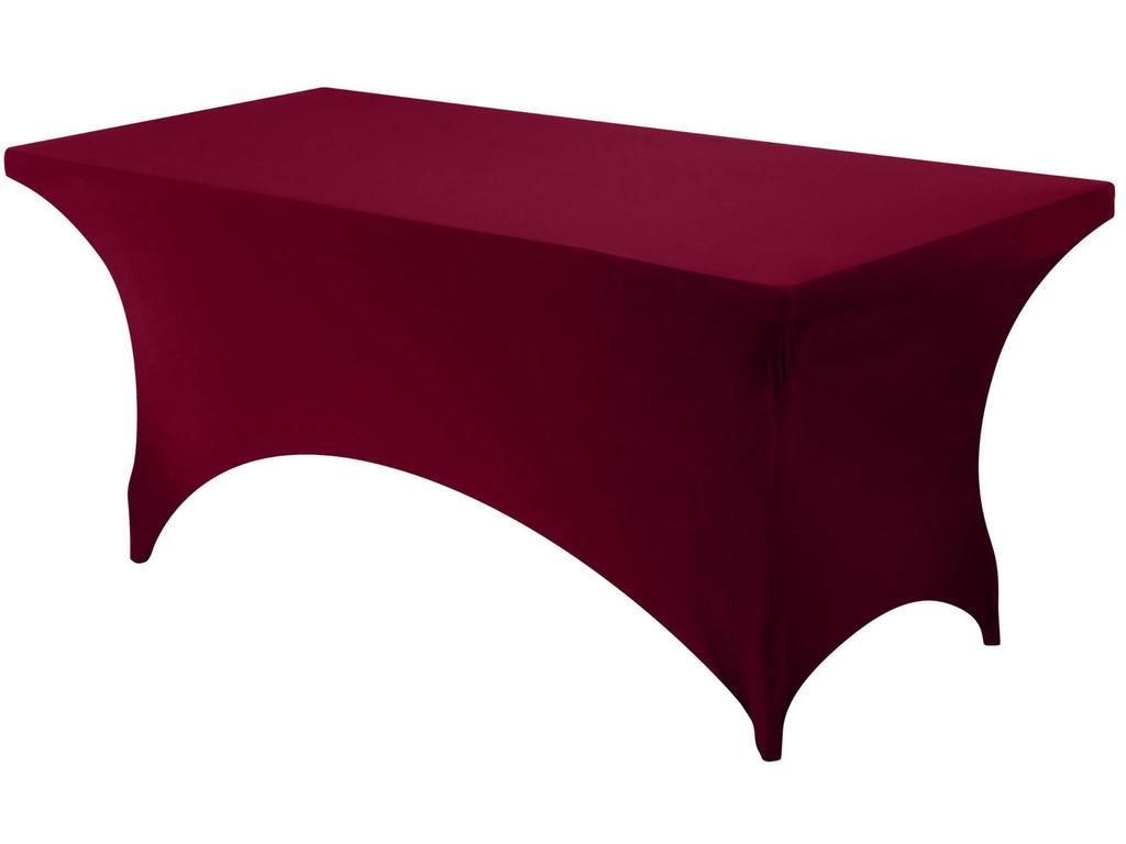 Премиальная однотонная эластичная скатерть с защитой от морщин для свадеб, вечеринок, конференций, выставок