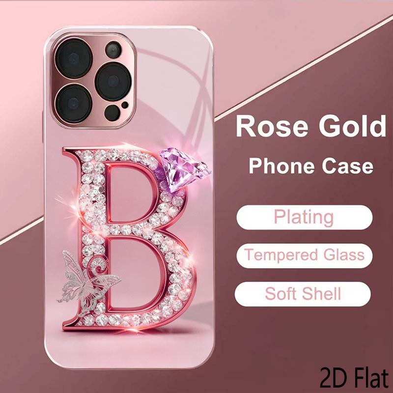 Erfly 2DFlat Для iPhone17 18 16 15 14 13 12 11 Pro Max XS XR 8 7Plus Чехол для телефона Ударопрочный Защитный Задняя крышка