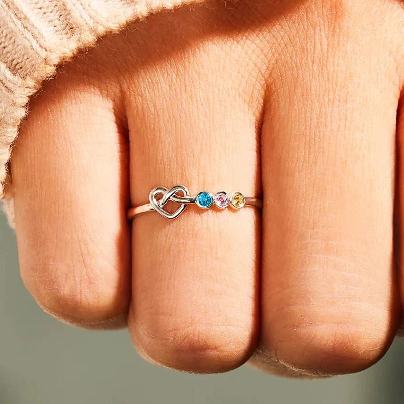 Xiaomi Huitan Chic Love Rings for Women Exquisite Colorful CZ Silver Color Thin Rings Daily Wear Statement Jewelry Fancy Gift