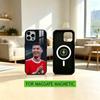 F-Football Для CR7 Роналдо 7 Чехол для телефона Для iPhone17,16,15,14,13,12,11 Plus,Pro Магнитный Для Magsafe Беспроводная зарядка