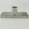 Multi-Size 4 Inch Rectangle Stainless Steel Brushed Finish Anti-Corrosion Linear Shower Floor Drain/Tile Insert for Hotel