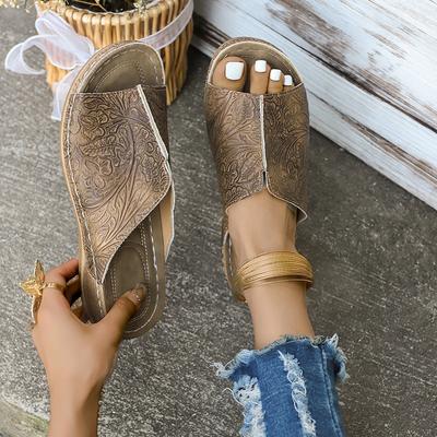 Повседневные шлепанцы на танкетке, женские, на толстой подошве, новые женские сандалии, большой размер, светло-красный, фиолетовый, бронзовый