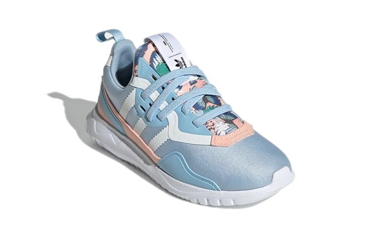 adidas Originals Коллекция Flex El C Устойчивые к истиранию Устойчивые к истиранию Низкие Детские Беговые Кроссовки Светло-голубой Q47143
