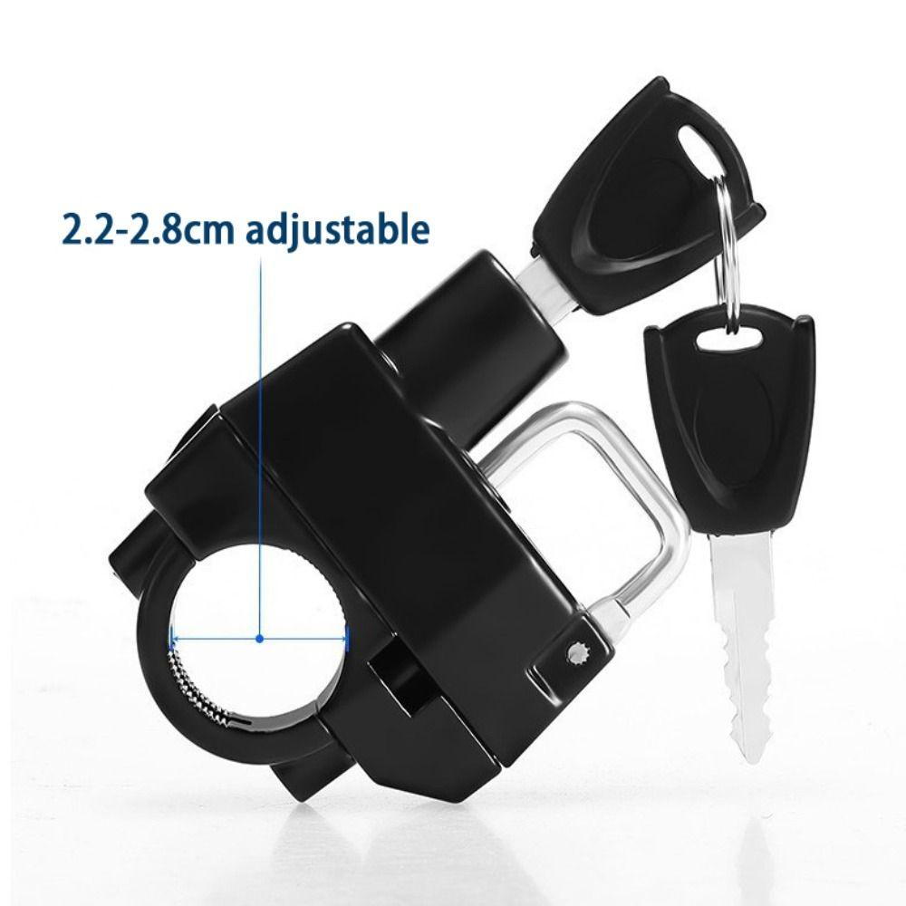 Aluminum Alloy Helmet Lock Universal Handlebar Lock New Security Lock Motorcycle