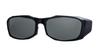 Zeque Polarized Sunglasses Baron Apron Jacket Matte Black TRUEVIEW FOCUS F-1653