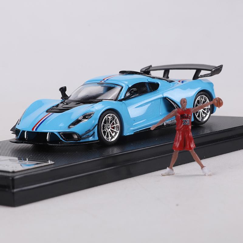 АББЕ1 РМ 1:64 Hennessey Venom F5 Металлическая модель автомобиля
