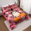 Набор пододеяльников на Рождество из 3 предметов без наполнителя, пододеяльник с 2 наволочками, мягкое, можно стирать в машине, постельное белье на Хэллоуин l