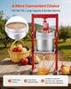 Hydraulic Fruit Wine Press, 7.93Gal/30L, Stainless Steel Heavy Duty Manual Juice Maker, Cider Apple Grape Vegetable Crusher, Cheese/Tincture/Herbal