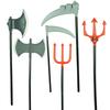 Birthday Gifts Red Fork Devil Props Cosplay Accessory Trigeminal Sickle Toy Simulation Trigeminal