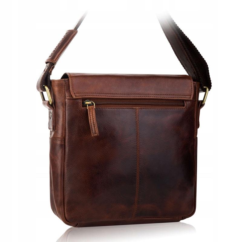 TBS-300 BROWN VINTAGE men' bag + CERTIFICATE