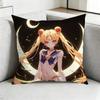 Saint SSeiya Anime Square DoubleSided printed Pillow Case Bedroom Bedside Pillow Sofa Cushion Cover Gift