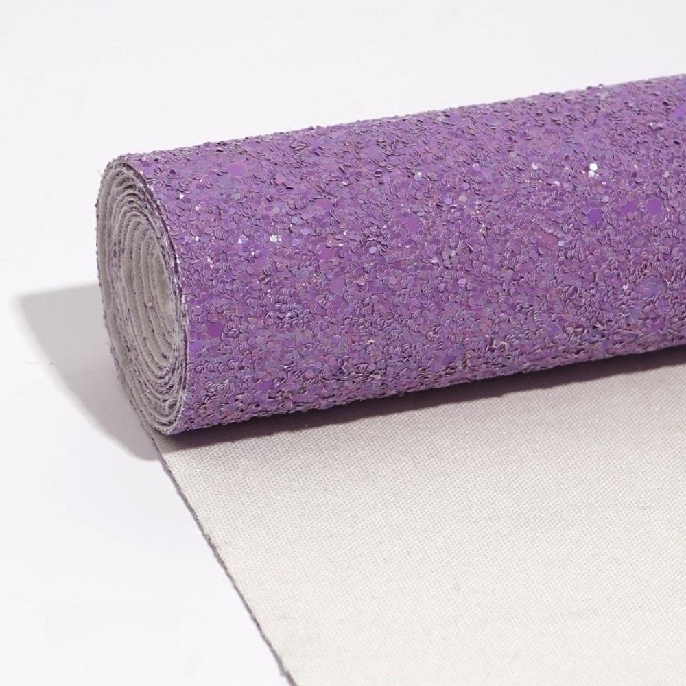 Chunky Glitter Artificial Leather Fabric Colorful Glitter Faux Leather  DIY Hairbow Accessories