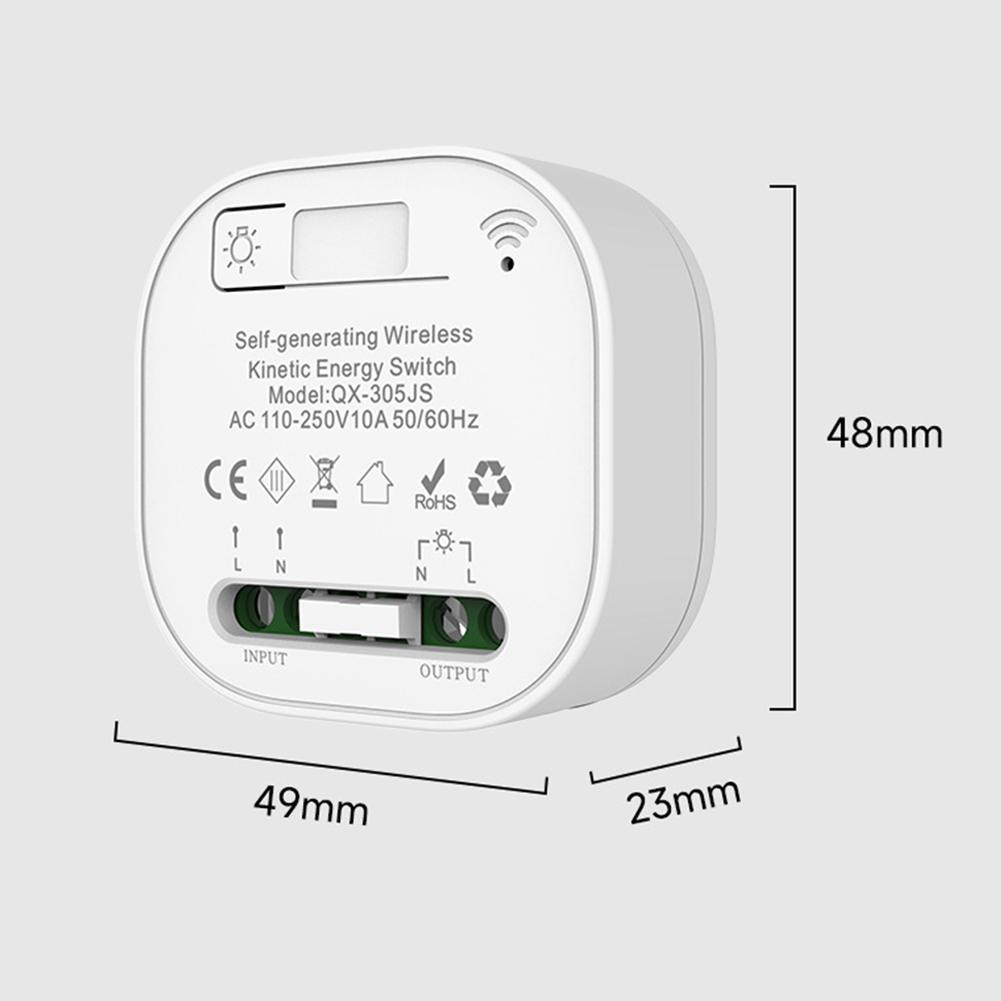 Выключатель света без батареи IP44 Водонепроницаемый с автономным питанием