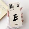 For Infinix Note 8 Note 8i Case Letter A-Z Pattern Liquid Silicone Soft  Cases Back Cover For Infinix Note8 X683 X692 Case Funda