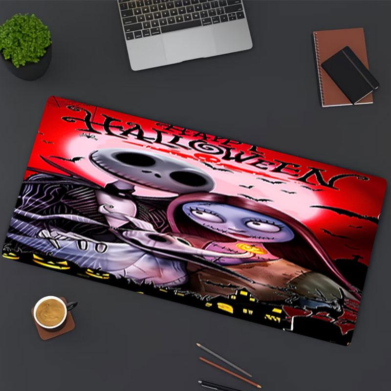 The Nightmare Before Christmas Print Mouse Pad, for Keyboard Pad Laptop PC Mat for Office Home Use, Desk Decor, Perfect Birthday Gift for Gamers