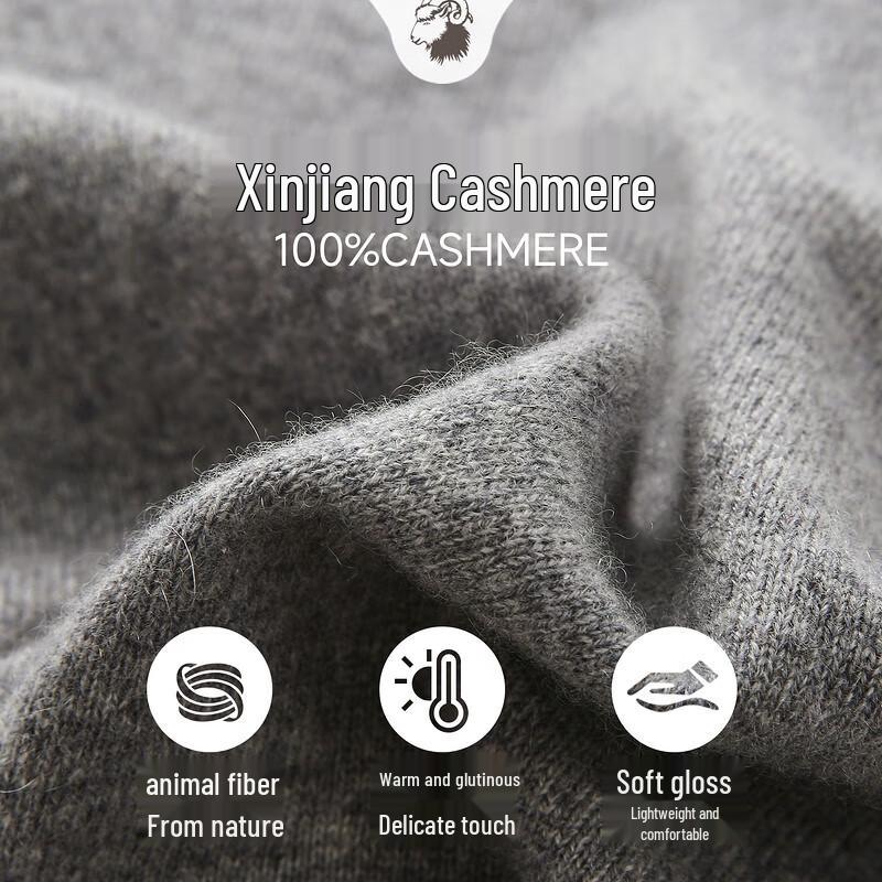 Женский кашемировый свитер с круглым вырезом и узором Fair Isle от Zhaojun