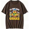 Unisexs fun duck quirky loose casual cotton Tshirt