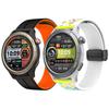 Магнитная складная застежка Спортивный ремешок Для Amazfit Cheetah Pro / Круглый Мягкий силиконовый ремешок, приятный для кожи, Для Amazfit GTR GTS Bip