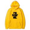 2023 Autumn/Winter I'M DOIN' ME Cartoon Hoodie: European/American Style, Cross-border, Plus Size Pullover
