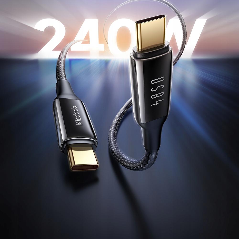 Mcdodo Cable Usb-C Fast Charging Thunderbolt 4 40Gbps 240W Usb Type C 1M
