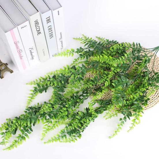 1 букет искусственных висячих растений без запаха, удобный на ощупь, зеленый, шикарный, с тонкой текстурой, искусственная лоза для использования в помещении