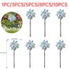 1-10PCS Bird Repeller Reflective Windmill Bird Repellent Anti Birds Windmill Spinner Child Windmill Garden Orchard Protection