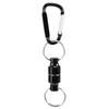 2pcs Magnetic Net Release Holder Keeper Landing Net Connector with Coiled Lanyard for Fly Fishing