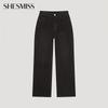  Она S Miss Inbanding Прямые джинсовые брюки SSmSlo42020 Bk
