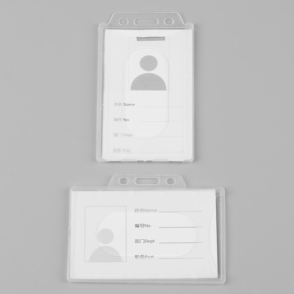 Case Badge Protector Cover Office School ID Card Pouch Name Card Work Card Holders Card Sleeve