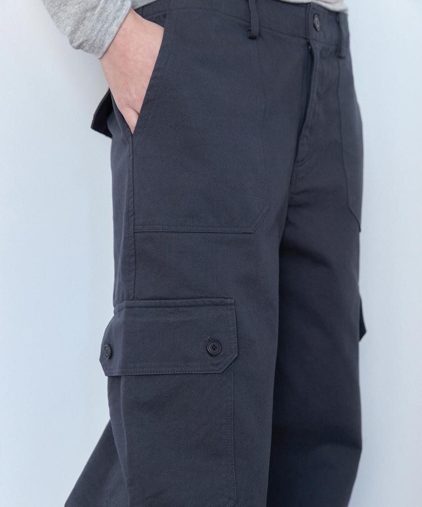 OURO Washed Cargo Pants [ Charcoal ]