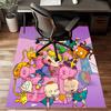 1pc Rugrats in paris2 Design Printed Area Rug Carpet for Bedroom Living Room Home Decor Rugs Mat Non Slip Mat Rug for Bedside