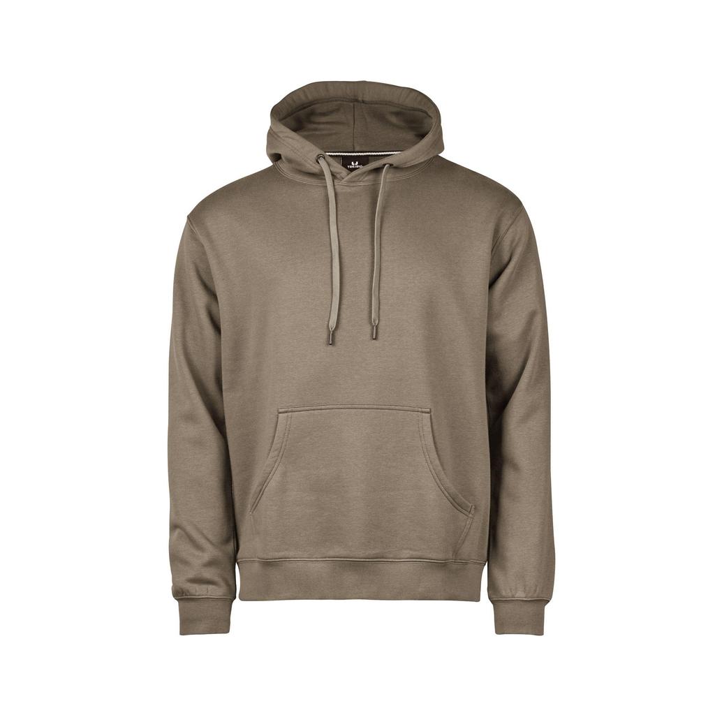 Tee Jays Mens Hooded Cotton Blend Sweatshirt