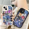 Футбольное Аниме B-Blue L-Lock Кожаный Чехол для Телефона Для IPhone 16 16e 15 14 13 12 11 Pro Max Plus Mini Чехол