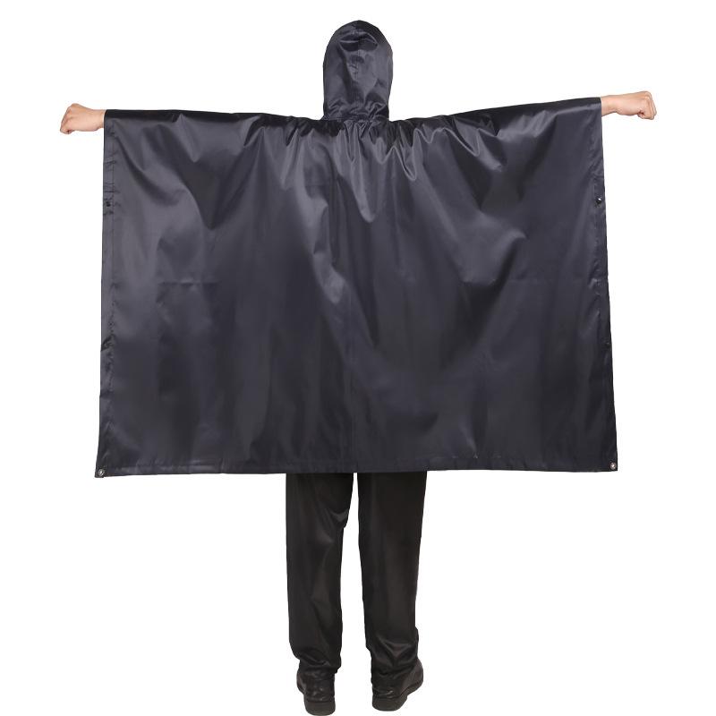 3-в-1 Многофункциональный Кемпинг Езда Пеший туризм Плащ Дождевик С капюшоном Взрослый На открытом воздухе Удобный Рюкзак Пончо