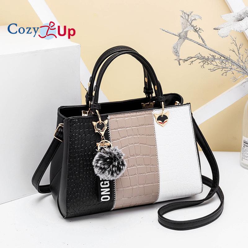 Уютная большая сумка с принтом коровы для женщин Сумка в стиле вестерн с верхней ручкой и ремешком для гитары