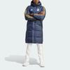 adidas Пуховик Real Madrid Dna Color Block с длинным рукавом и капюшоном, мужская верхняя одежда, чернильно-синий HY0616