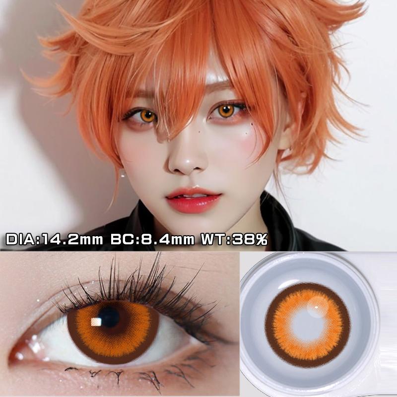 Градуированные цветные контактные линзы JeweLens 2 шт. Аниме Косплей