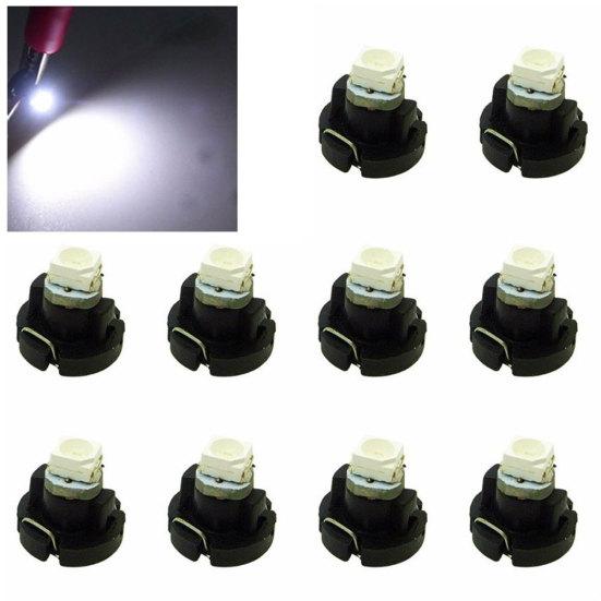 10 шт. 12 В T3 3528 Smd светодиодные лампы приборной панели автомобиля индикатор лампы