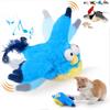 USB Rechargeable Simulated Chirping Bird Toy Touch-Activated Cat Bird Chase Toy  for Bored Cat
