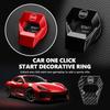 Car engine ignition switch cover one-touch start car universal suitable for Volvo XC60 V50 V40 XC90 S60 S40 S80l V90 V60 EX90 S9