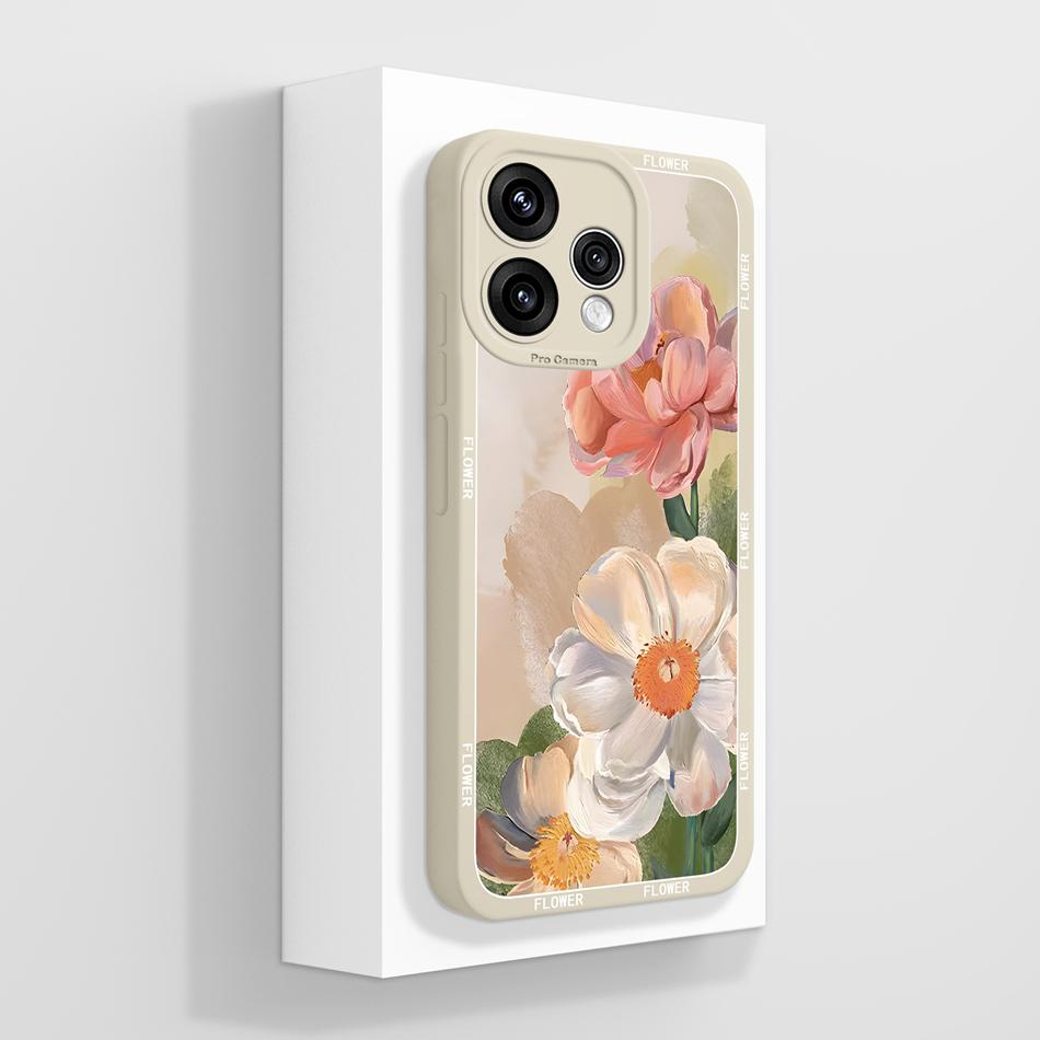Case For Oppo Reno 15 Pro Mini 15F 15C 5G Lovely Cartoon Patterns Phone Cover For Oppo Reno15 Soft Smooth Liquid Silicone Bumper